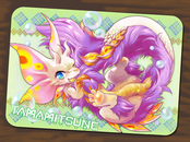 ちびタマミツネもふもふブランケット