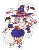 狐キュバスちゃんアクリルキーホルダー