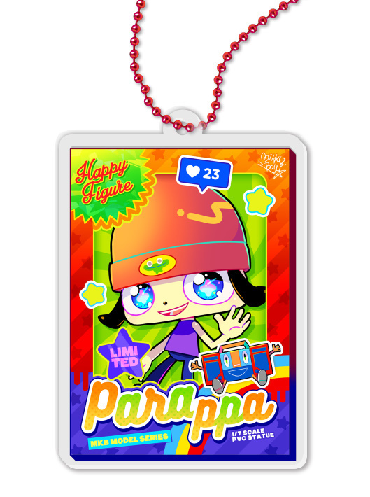 パラッパ Parappa パラッパラッパー フィギュアパッケージ風立体アクキー Milkyboy Inc 同人誌通販のアリスブックス